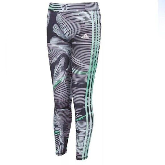 ADIDAS Toddler Girls Aero Ready  3-Stripes Tights leggings pants  3T New - Picture 1 of 3